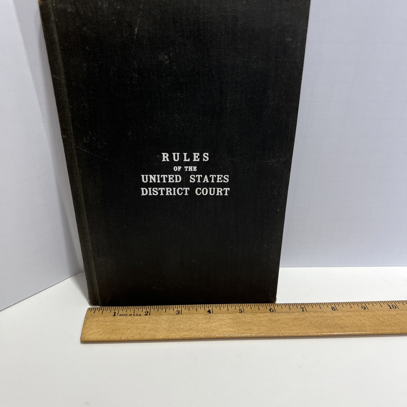 Antique Law Book: Rules of the of the United States District of South Dakota1914
