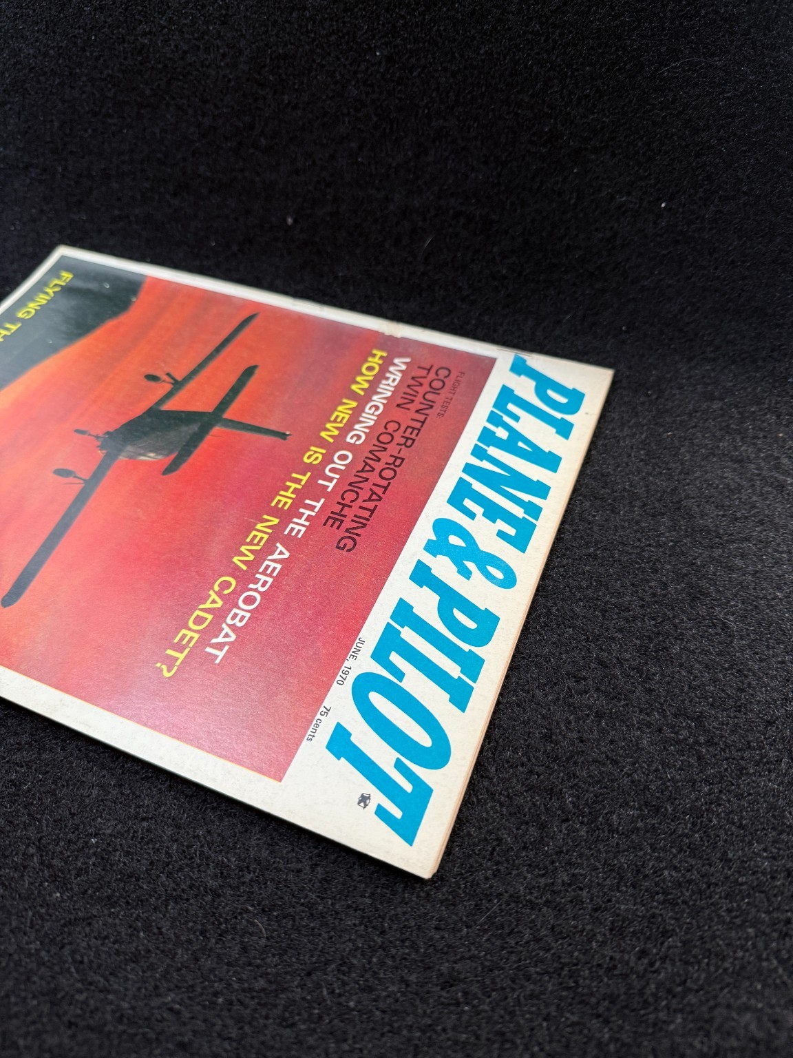 Plane & Pilot Magazine June 1970 Twin Comanche Aviation Flying Vintage Aircraft