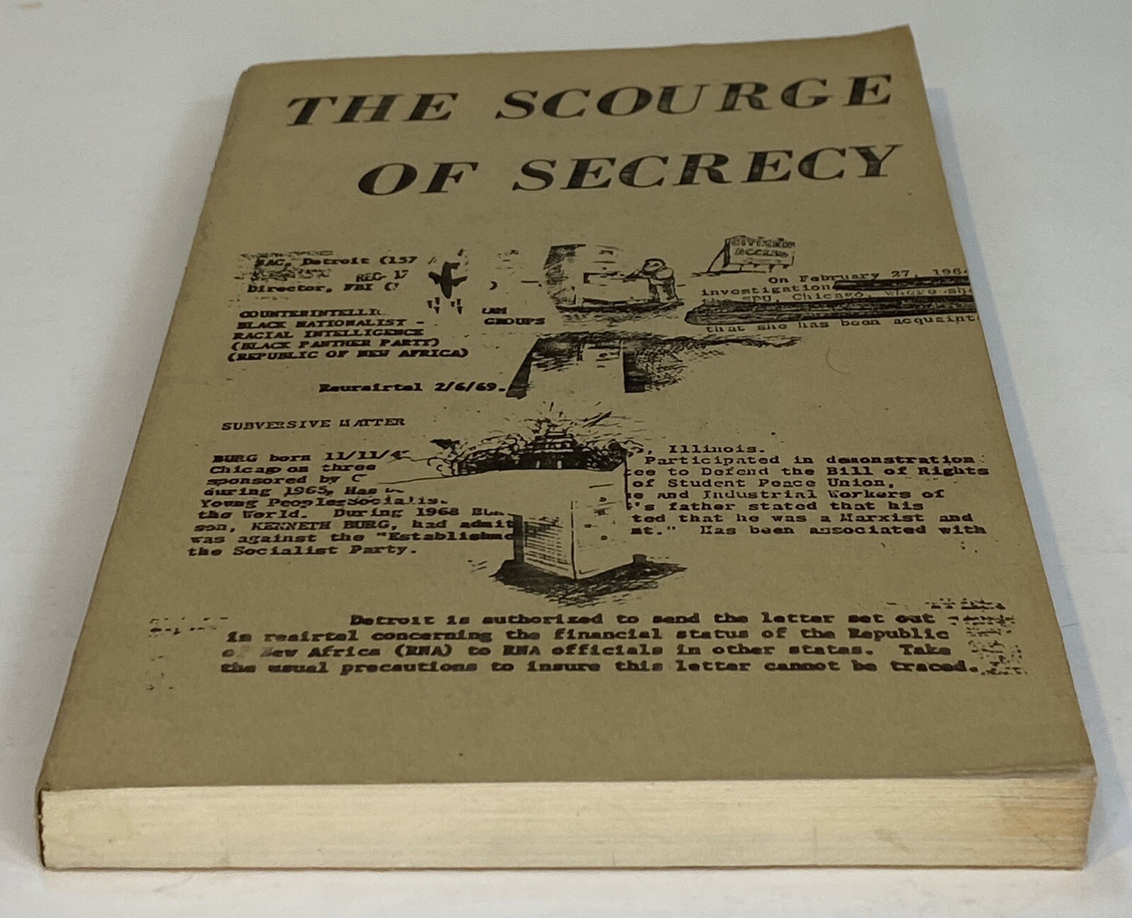 The Scourge of Secrecy by Richard Harger – government secrecy conspiracy 1980 pb