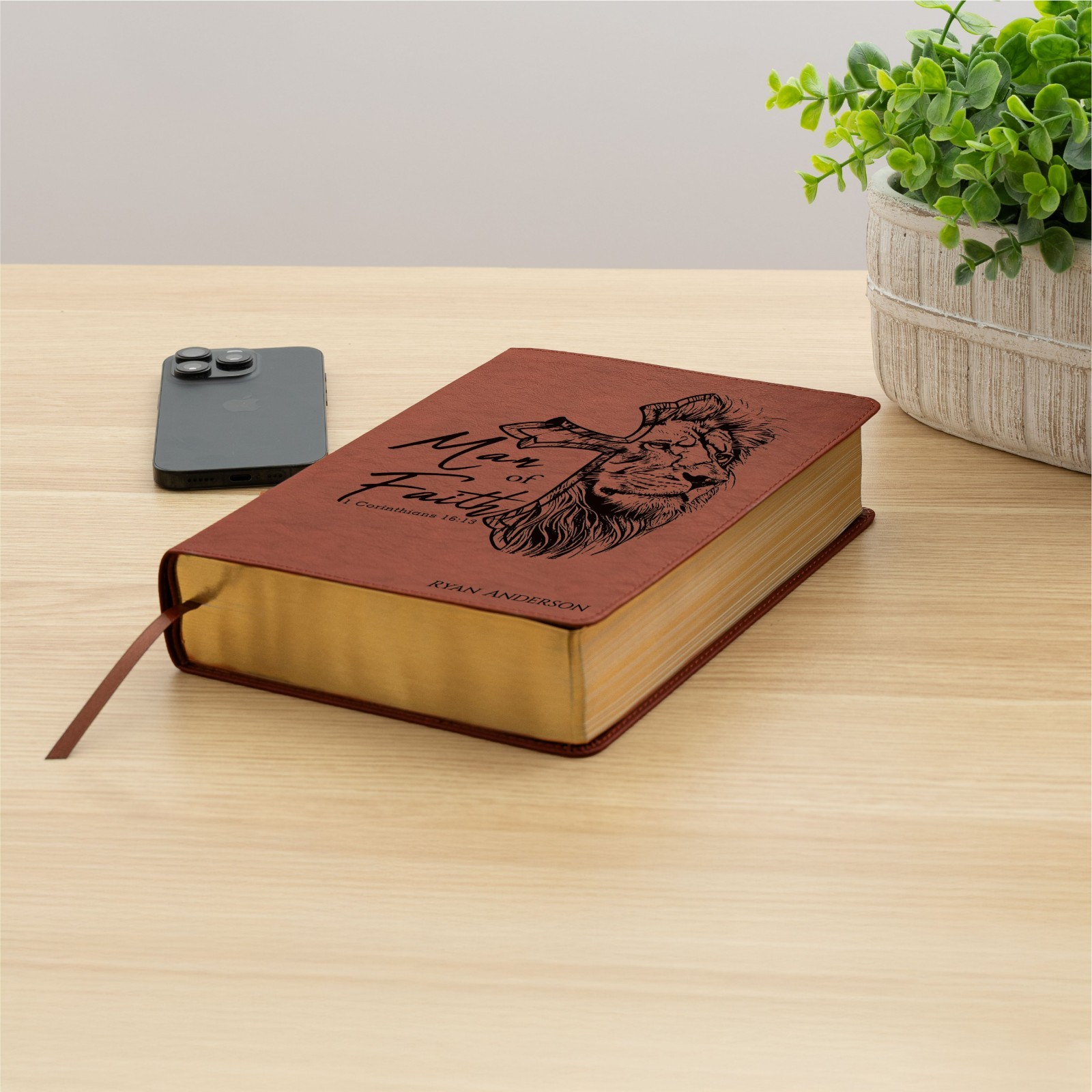 Personalized Bible for Men, ESV Men’s Study Bible, Bible for Men Name Engraved