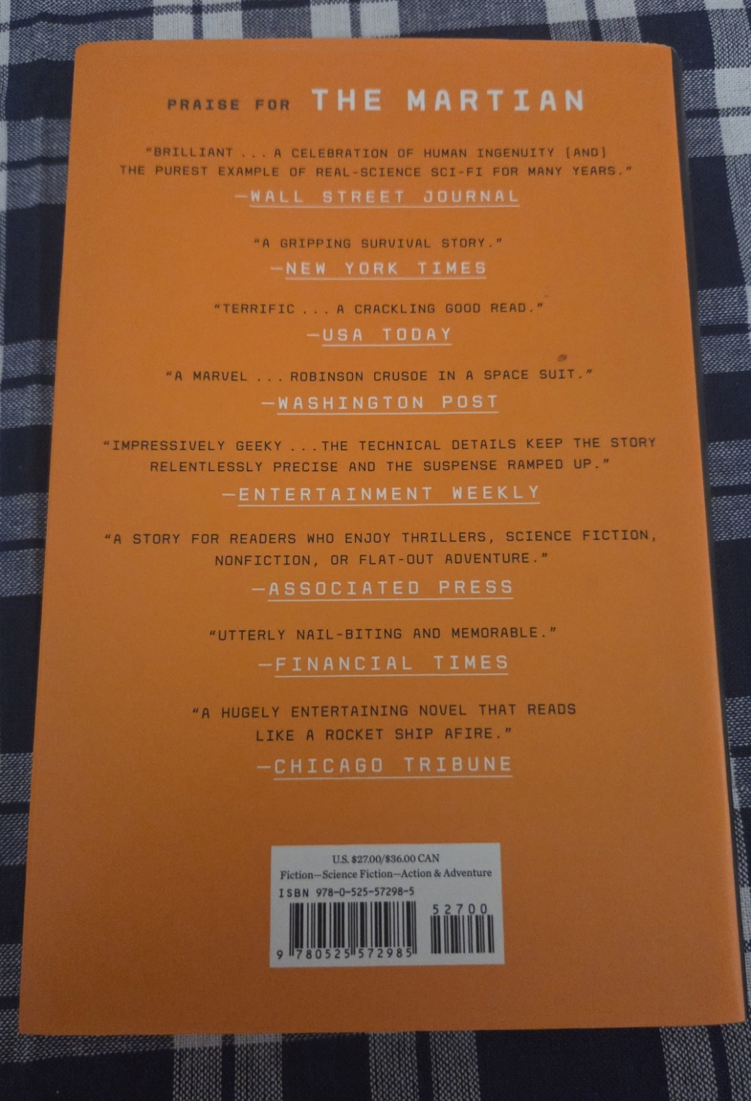 Artemis by Andy Weir SIGNED Hardcover Book 2017 Sci-Fi Novel Very Good First Ed