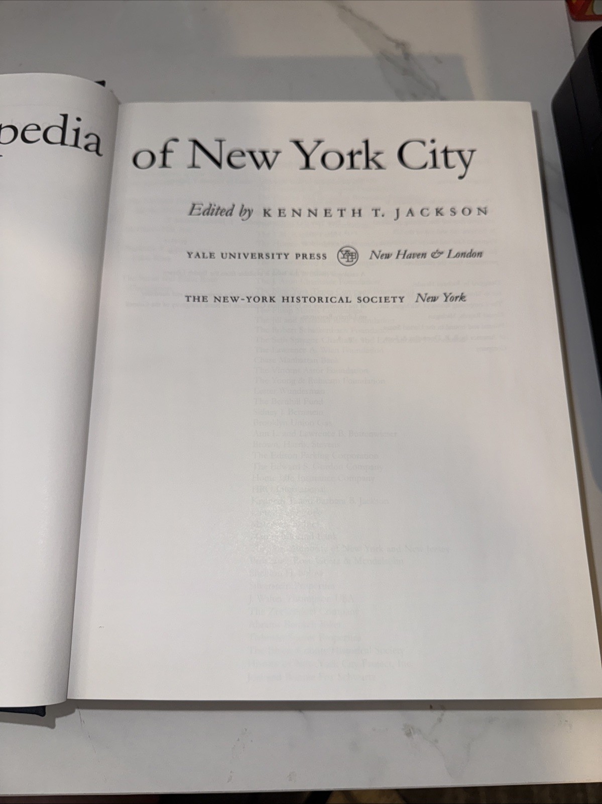 Encyclopedia of New York City by Kenneth T. Jackson (1995, Hardcover)