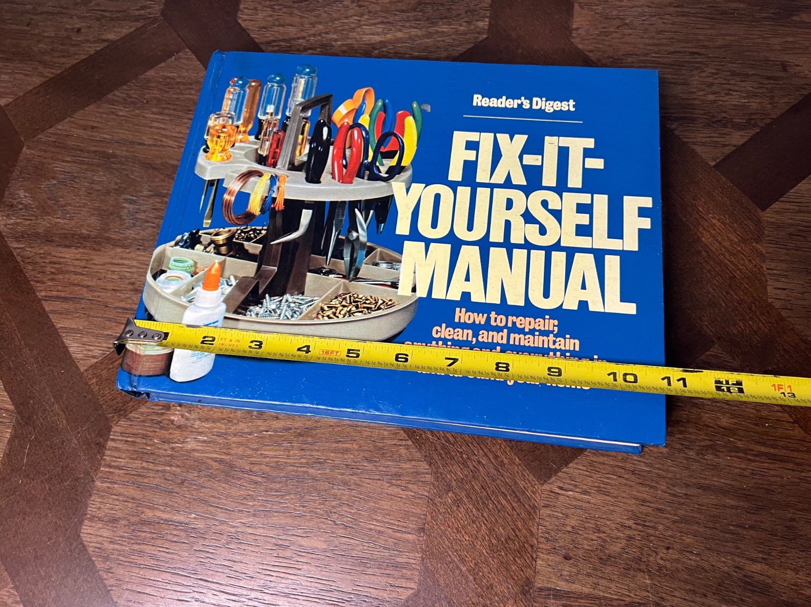 FIX-IT-YOURSELF MANUAL Home Repair Hardcover Book VTG ‘77 Small appliances etc