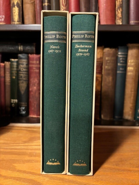 Philip Roth: Novels 1967-1972 & Zuckerman Bound Library of America 2 Vol Lot