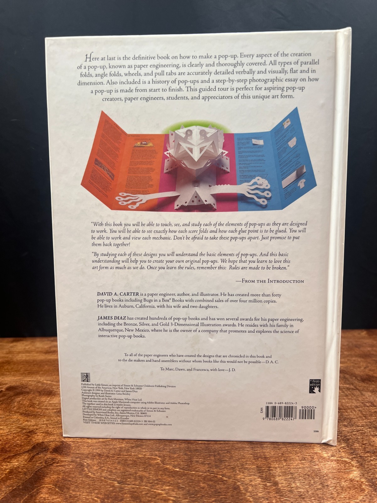 Elements of Pop-Up by David A. Carter and James Diaz (1999, Hardcover)
