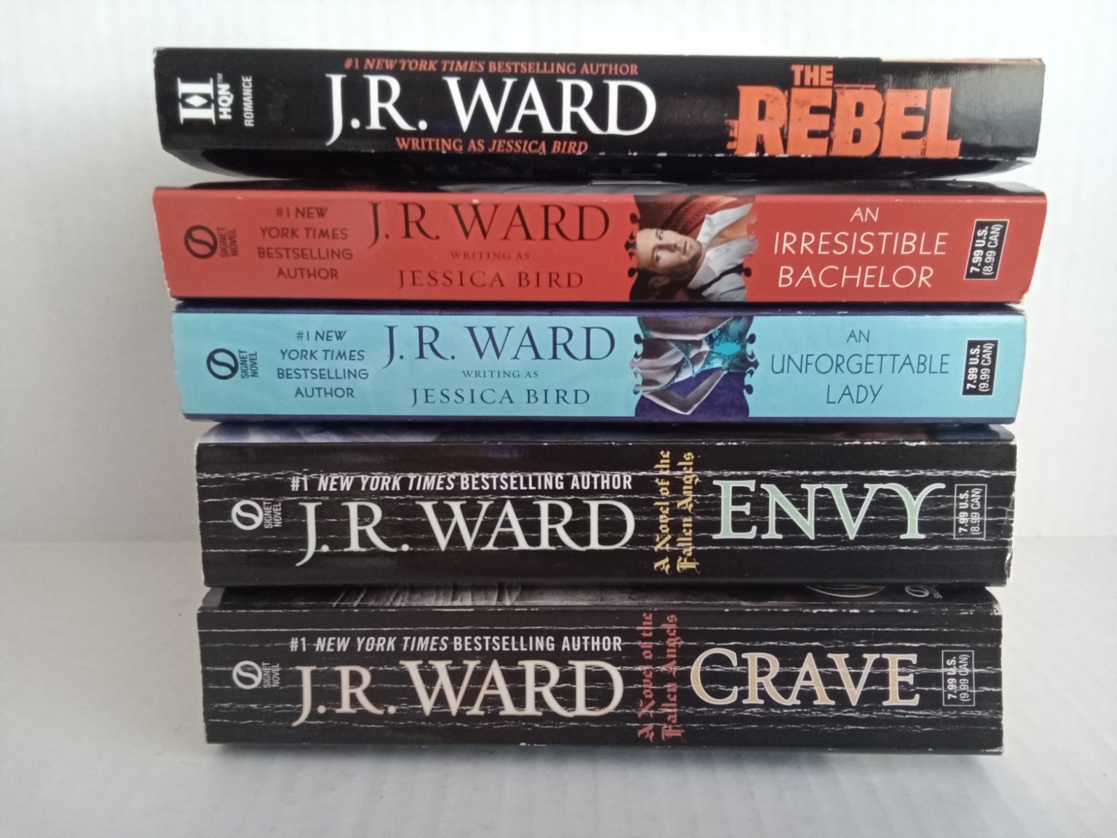 J.R. Ward Lot of 5 Paperback Books Mystery Thriller