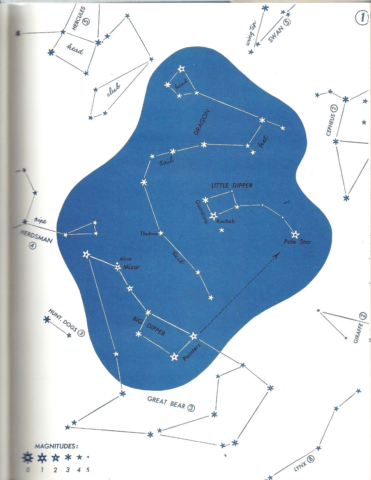 „THE STARS, A NEW WAY TO SEE THEM“ ~1966~ DUST COVER=STAR MAP~HARDBACK~161 PAGES