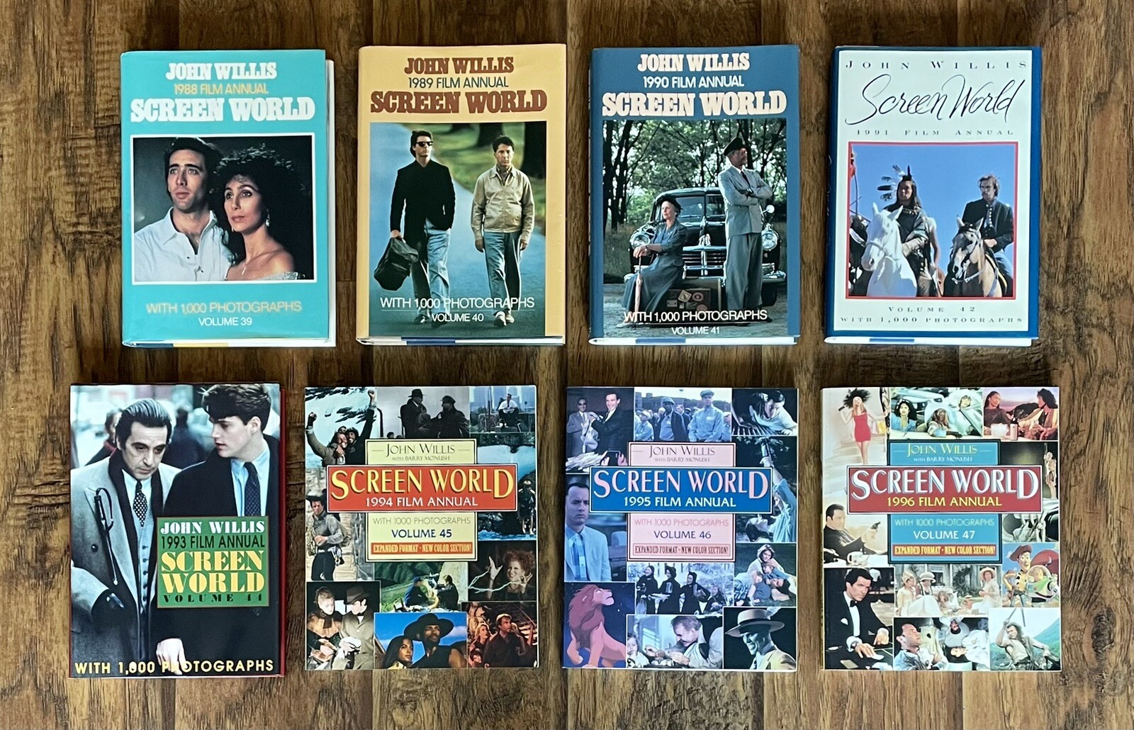 Screen World Lot of 20 — 17 HC w/ DJ, 3 SC — 1972-73, 77-85, 87-91, 93-96