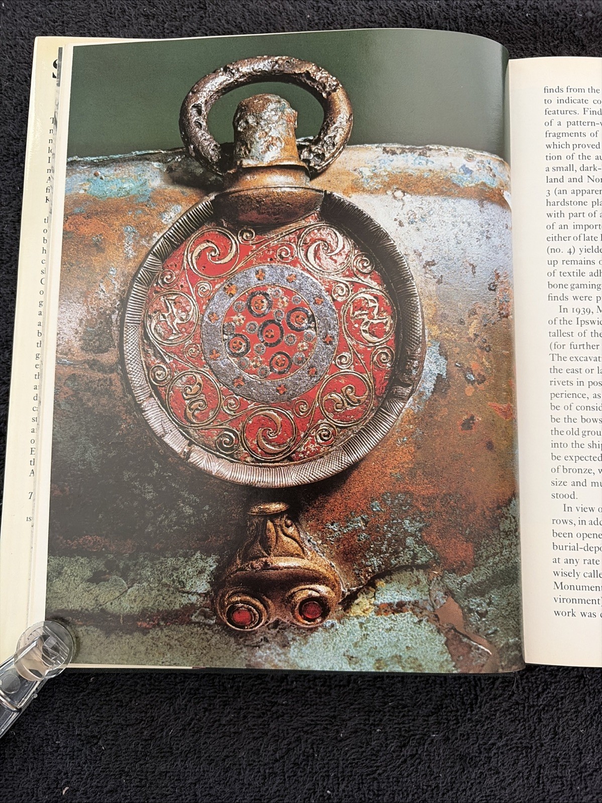 Sutton Hoo Ship Burial: A Handbook by Bruce-Mitford, Rupert HC With Dust Jacket