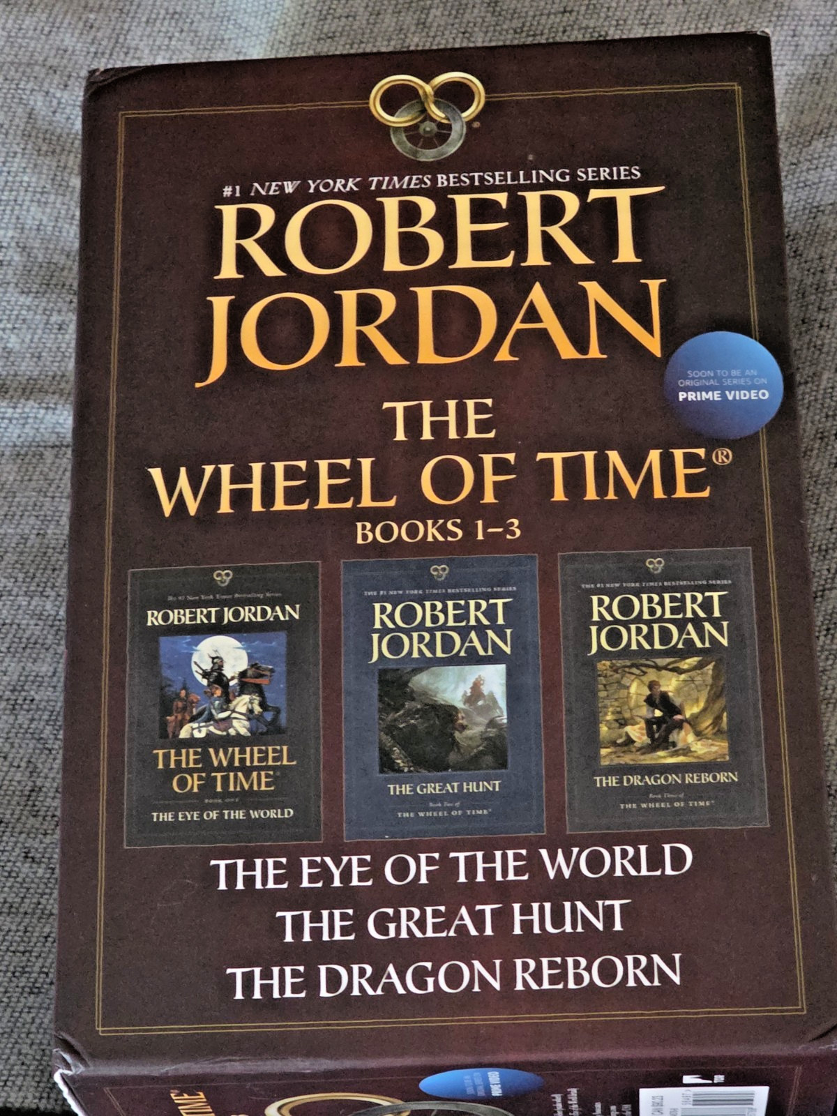 Wheel Of Time Books 1-3 New Box Set Robert Jordan Fantasy Paperbacks Slipcase