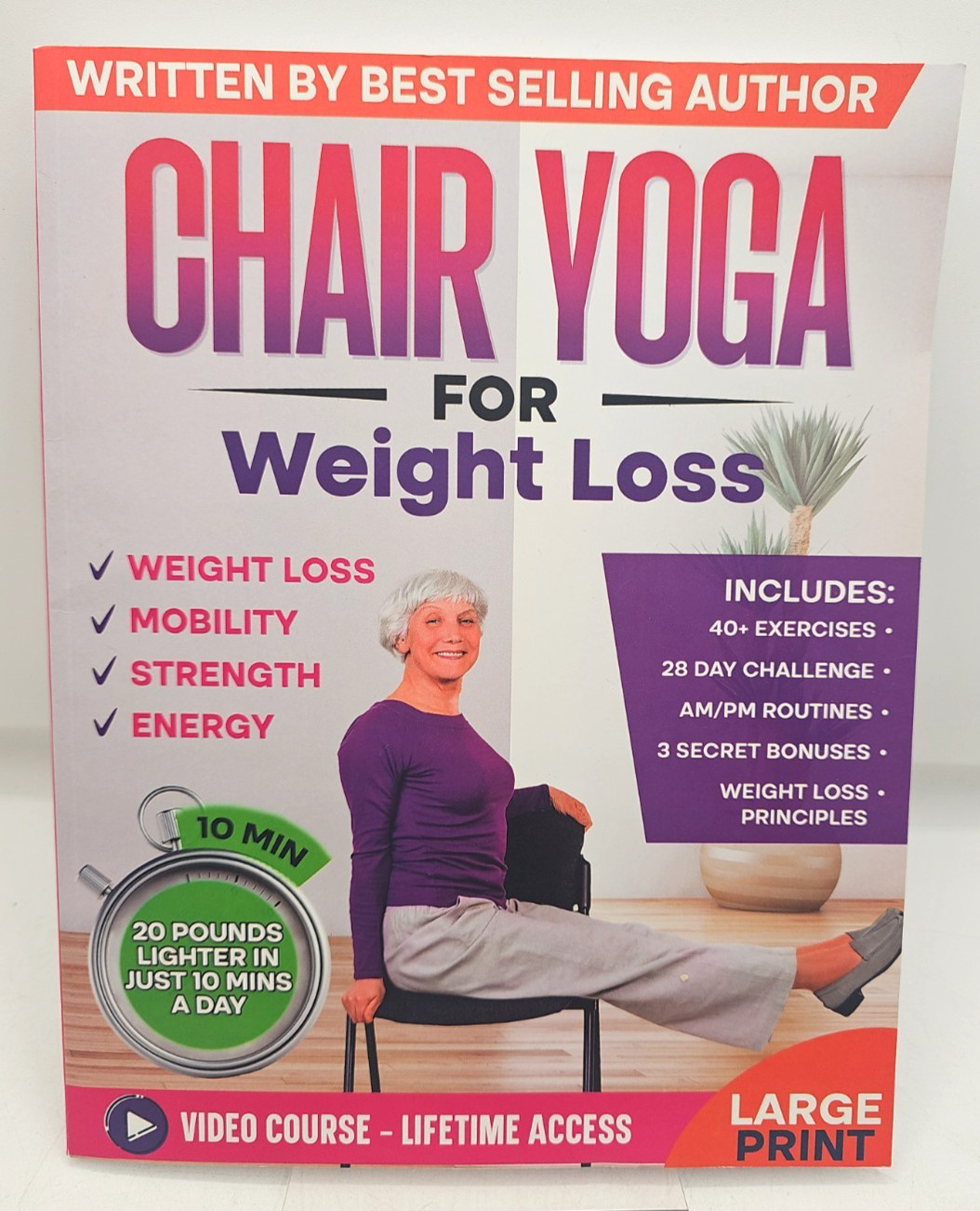 Chair Yoga For Weight Loss Alex Harper Large Print Paperback