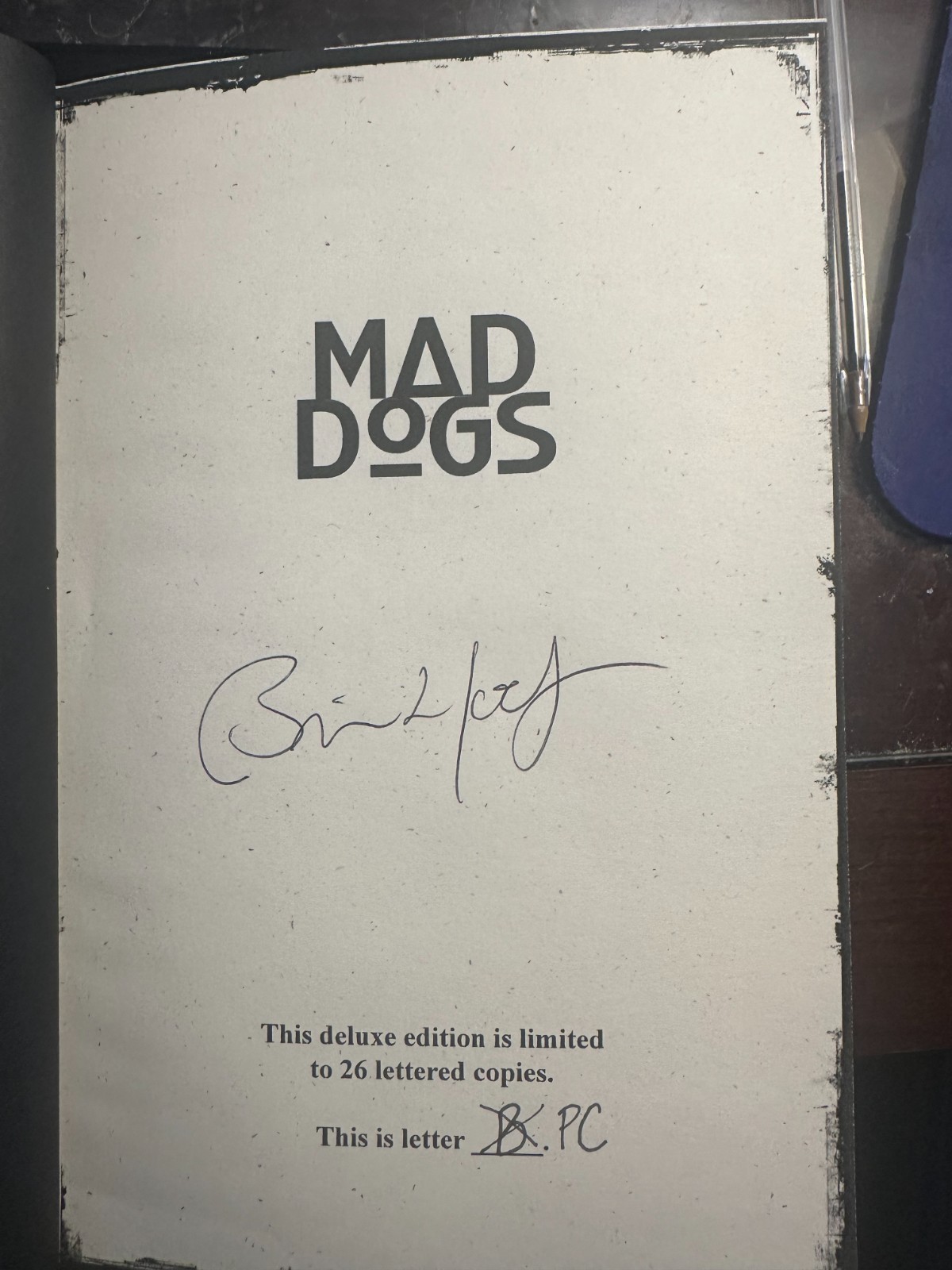 Mad Dogs by Brian Hodge Signed Ltd 1st Edition Cemetery Dance NEW tray case PC