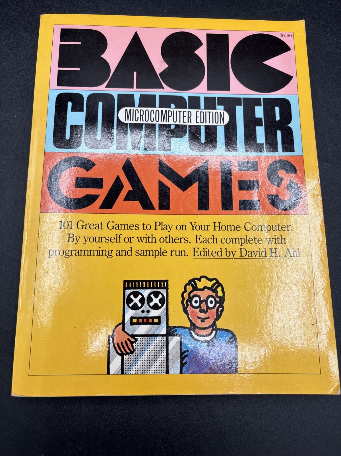 Basic Computer Games Microcomputer Edition David Ahi Early Home Computer 1st Ed