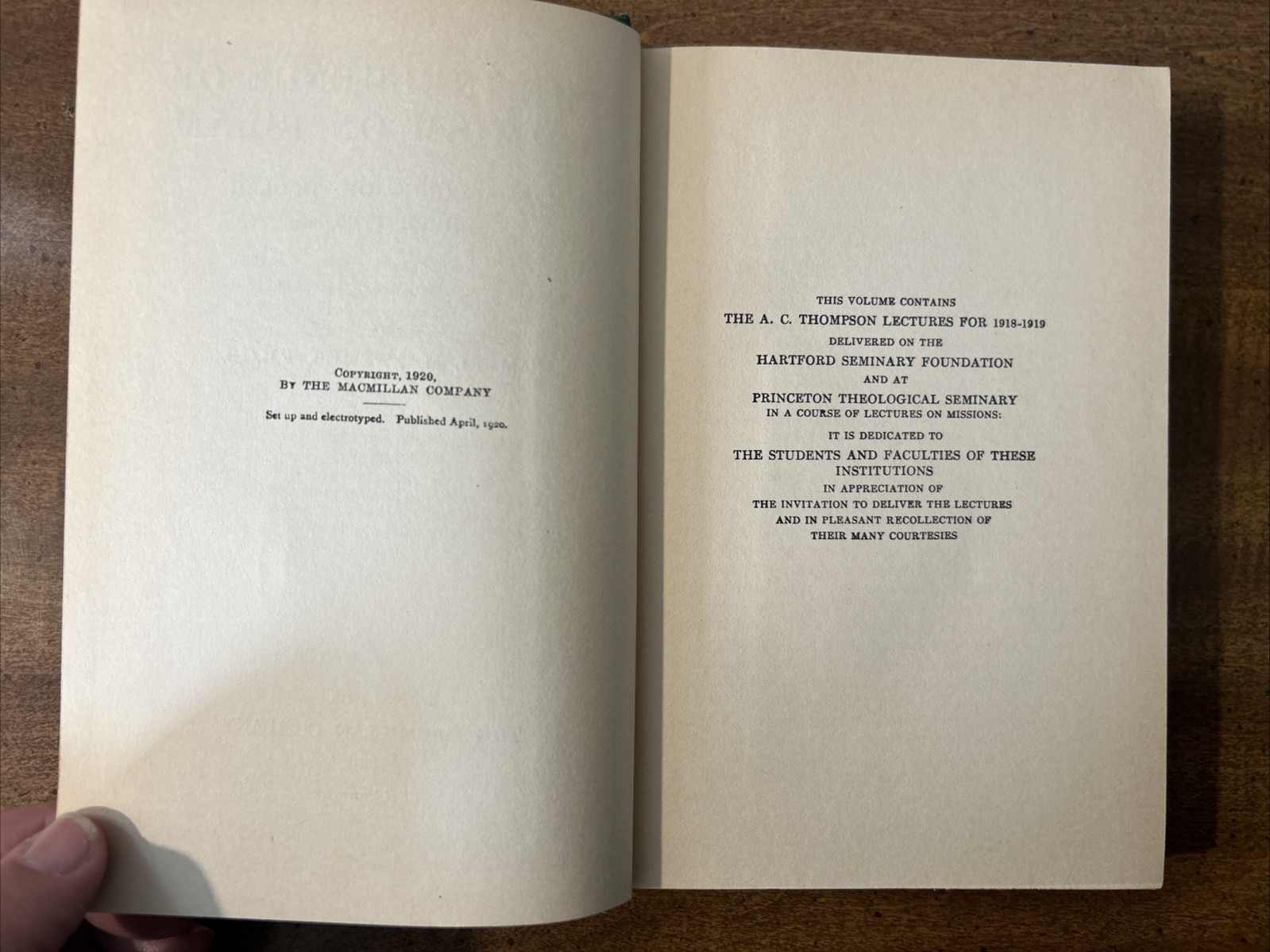 The Influence of Animism On Islam 1st Edition 1920 Hardcover by Samuel M. Zwemer