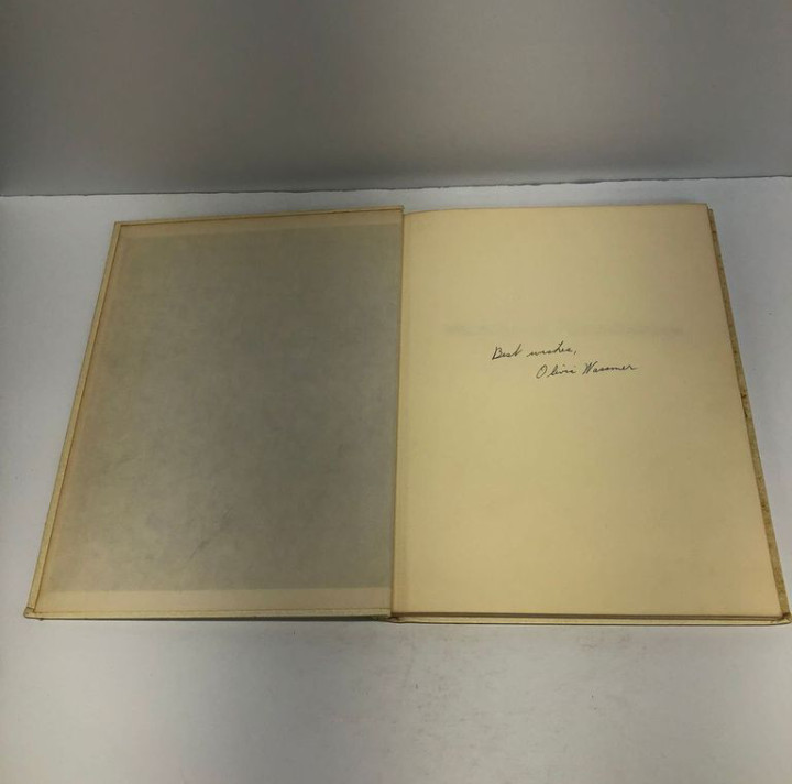 Sketches of New Orleans Olivia wassmer 1974 Hardcover Dust jacket Signed