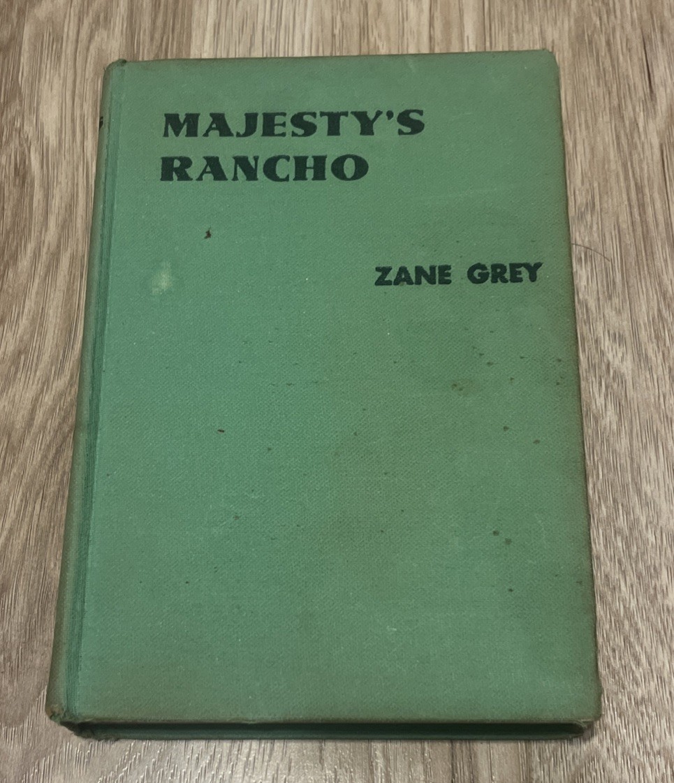 Lot of 6 Vintage Zane Grey Hardcovers – 1 w/ Dust Jacket – Harper & G&D