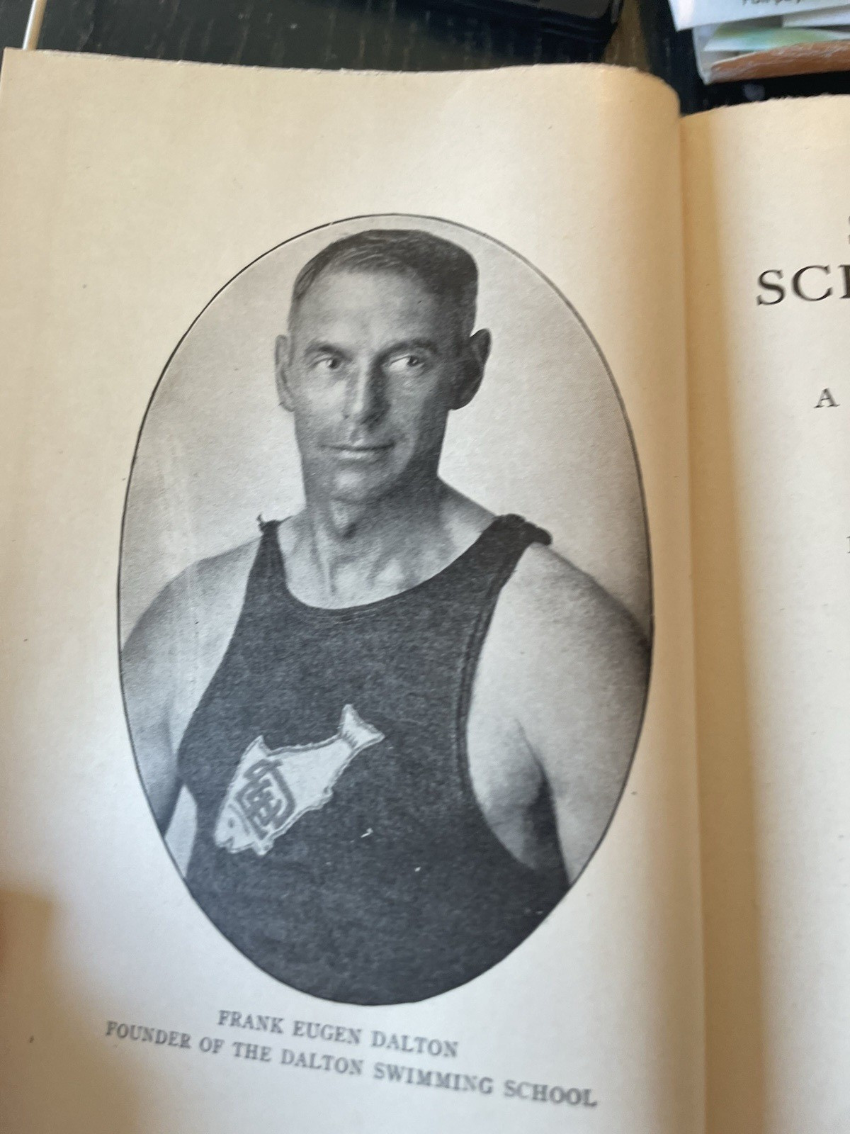 SWIMMING SCIENTIFICALLY TAUGHT aF.E. Daulton 1931 w/DJ