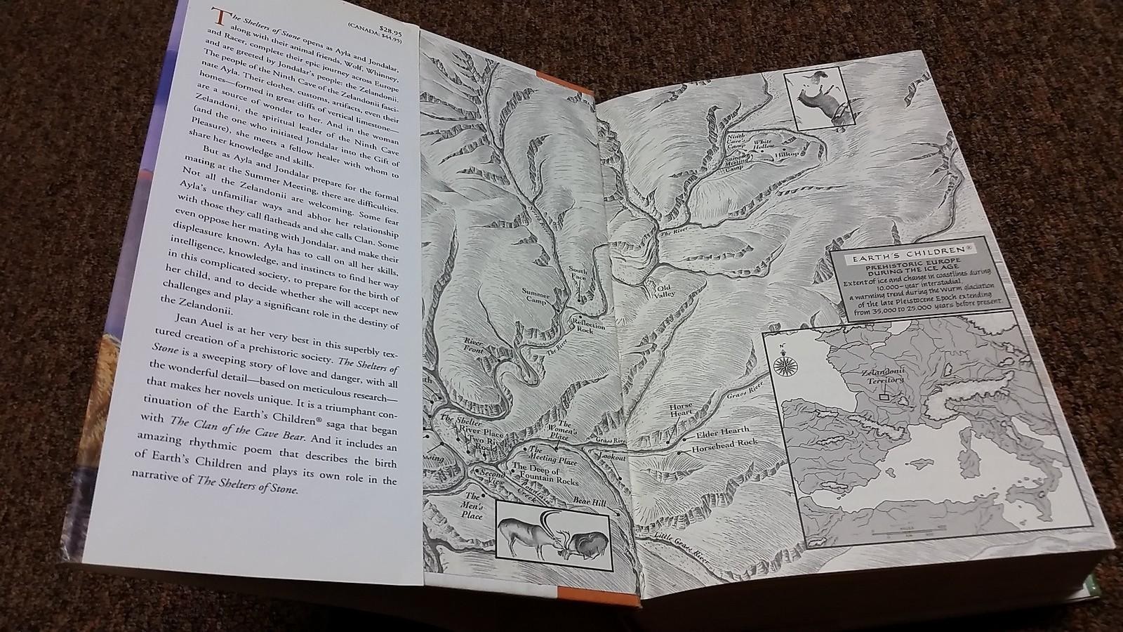 JEAN M. AUEL hardcover SER: EARTH’S CHILDREN, THE SHELTERS OF STONE 1st edition