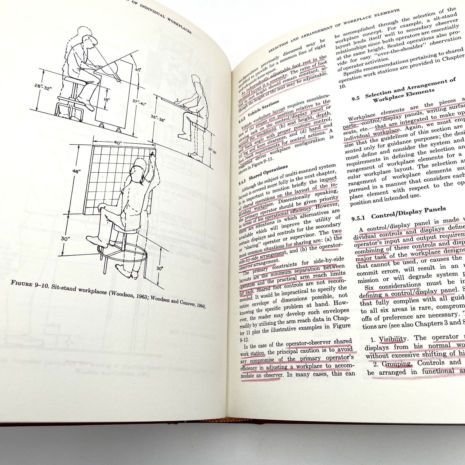 Human Engineering Guide to Equipment Design by Van Cott & Kinkade 1972 HC
