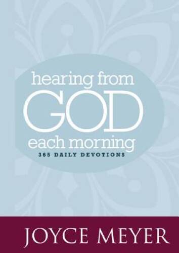 Hearing from God Each Morning: 365 Daily Devotions – Hardcover – GOOD