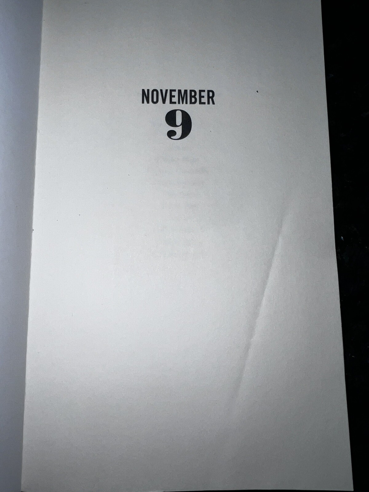 November 9 : A Novel by Colleen Hoover – Paperback – Free Shipping