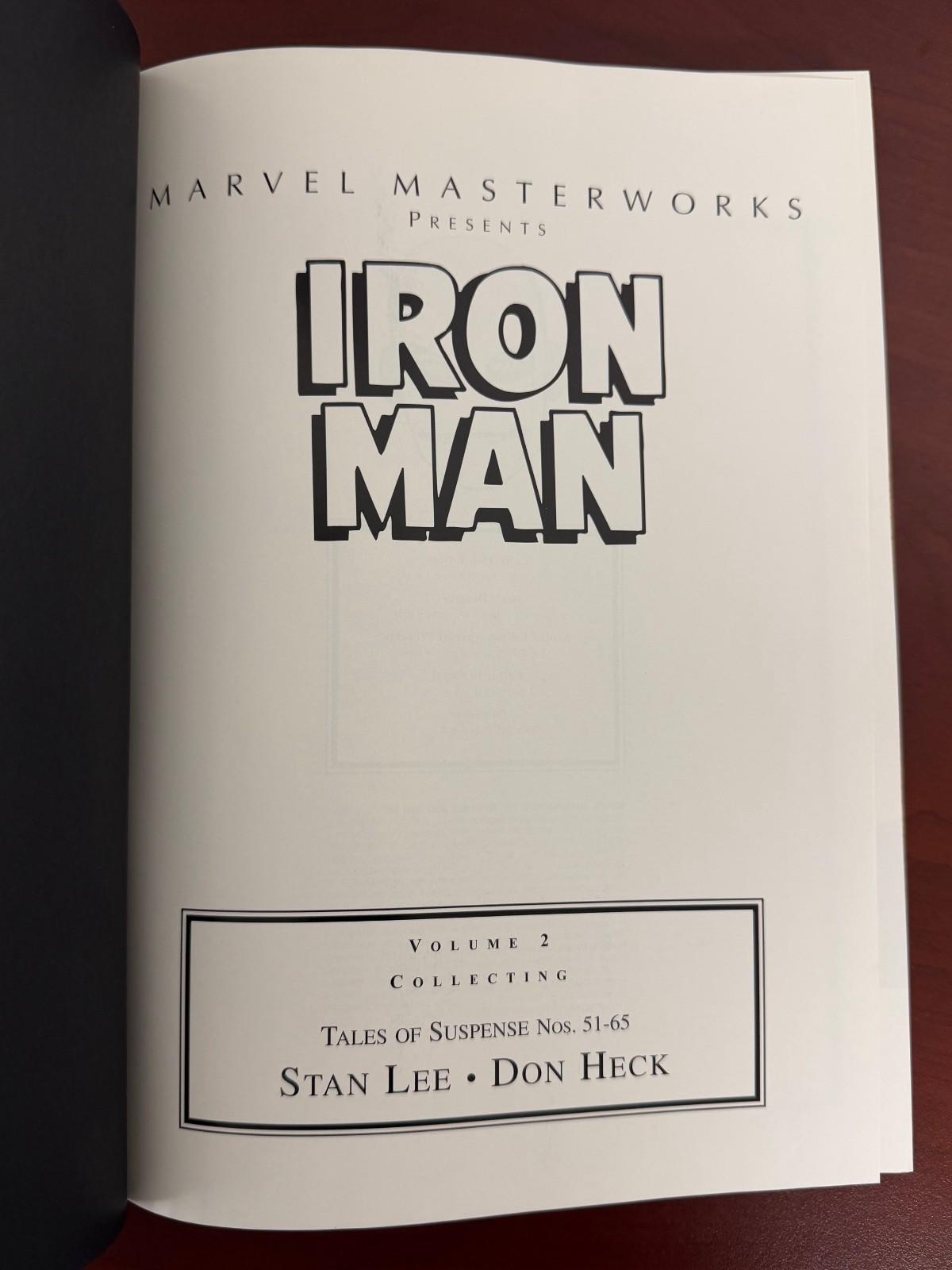 Marvel Masterworks Invincible Iron Man Vol. 2 Tales of Suspense #51-65 HC 2005