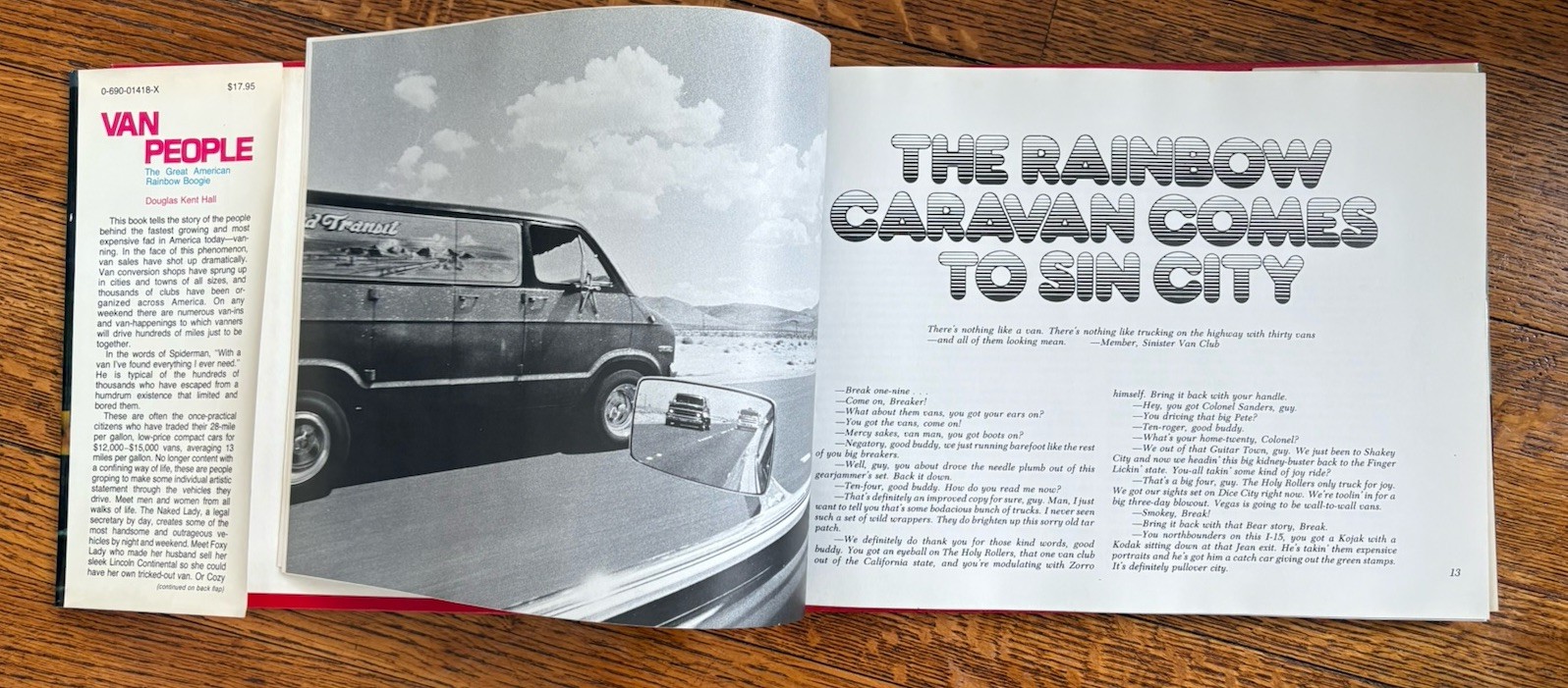 Van People: The Great American Rainbow Boogie Douglas Kent Hall (HCDJ,1977) Boho