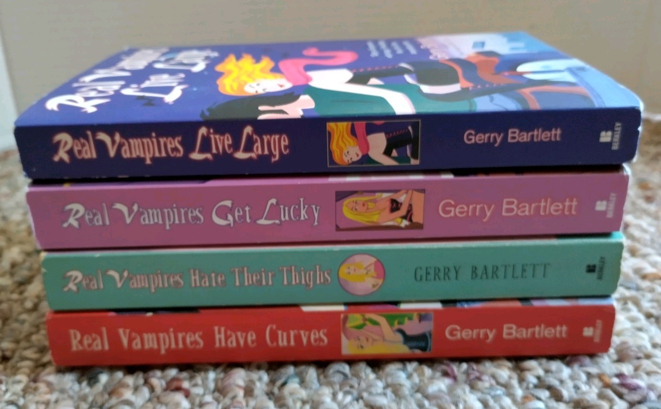 Gerry Bartlett – Lot of 4 PB Real Vampires Get Lucky, Live Large, Have Curves ++