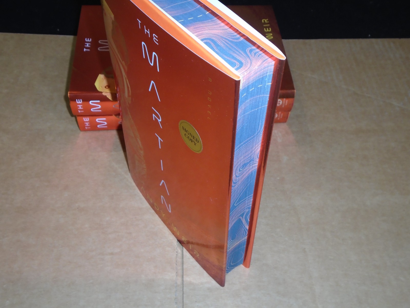 Signed Andy Weir The Martian Deluxe Edition US Edition Project Hail Mary
