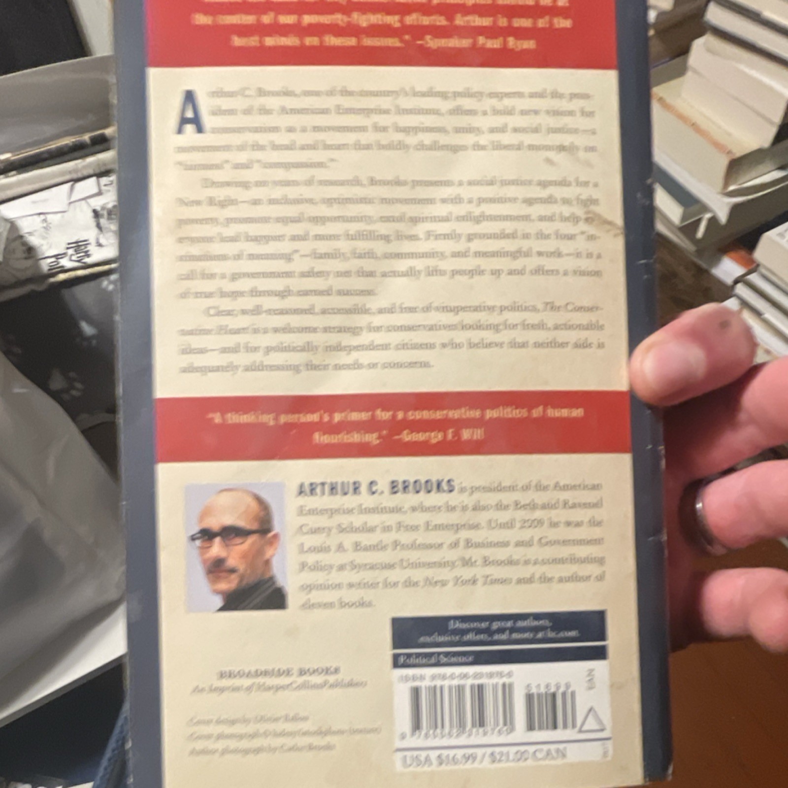 Broadside Books Arthur C. Brooks The Conservative Heart Paperback English 2017