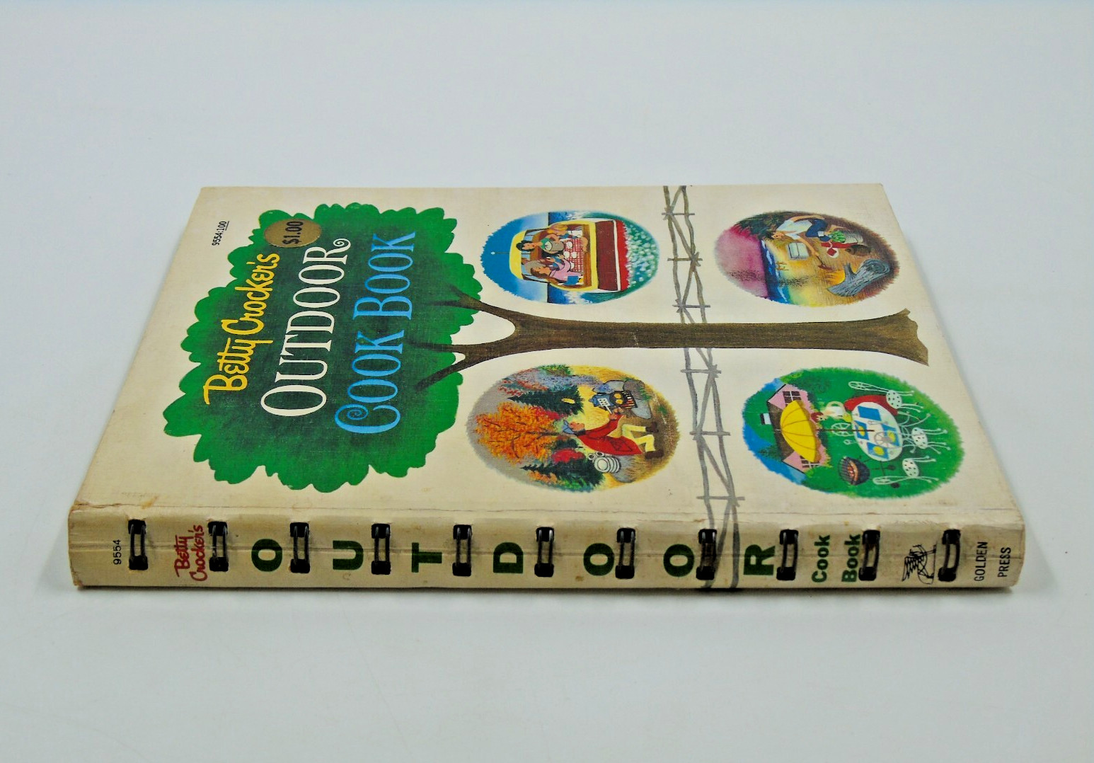 Betty Crocker’s Outdoor Cook Book Vintage 1961 HC With Spiral Golden Press