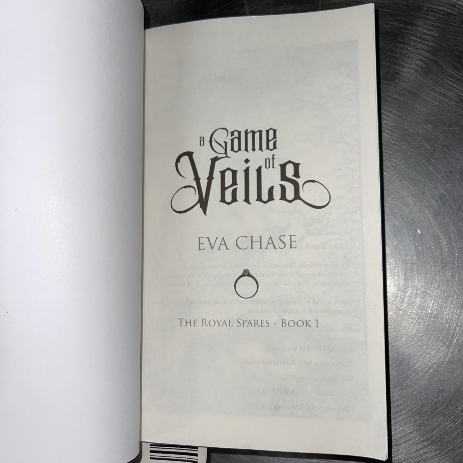 Eva Chase A Game of Veils (Paperback) Royal Spares