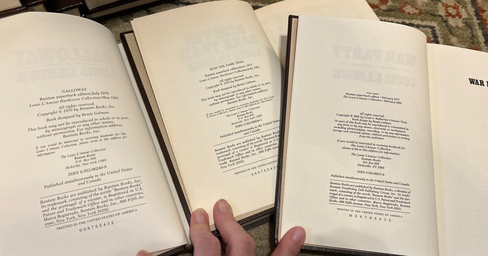 Louis L’Amour Leatherette SACKETT Collection Nearly Complete 15 Vol & Companion