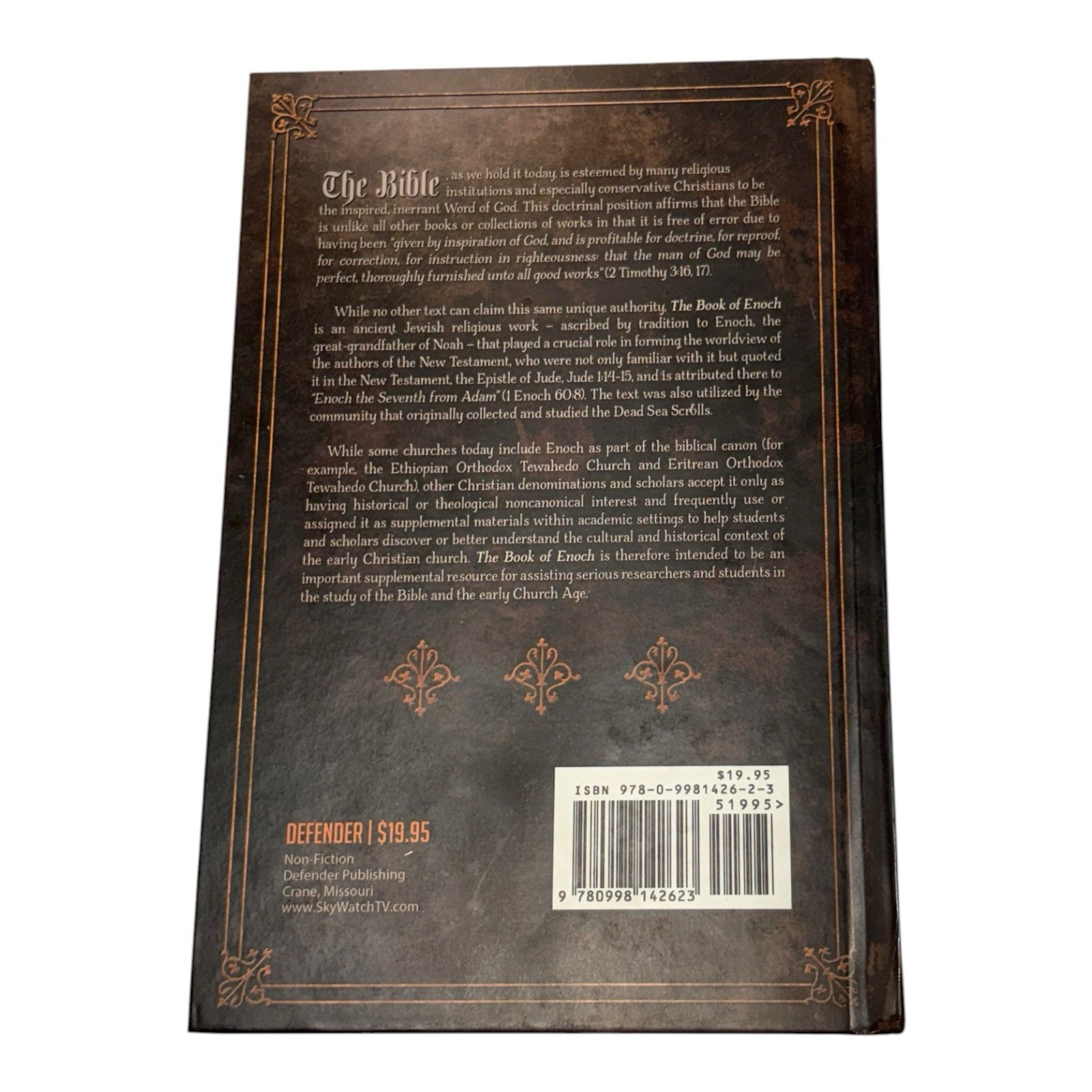 The Book of Enoch Hardcover Defender Publishing 2016 (extra Biblical Source )￼￼