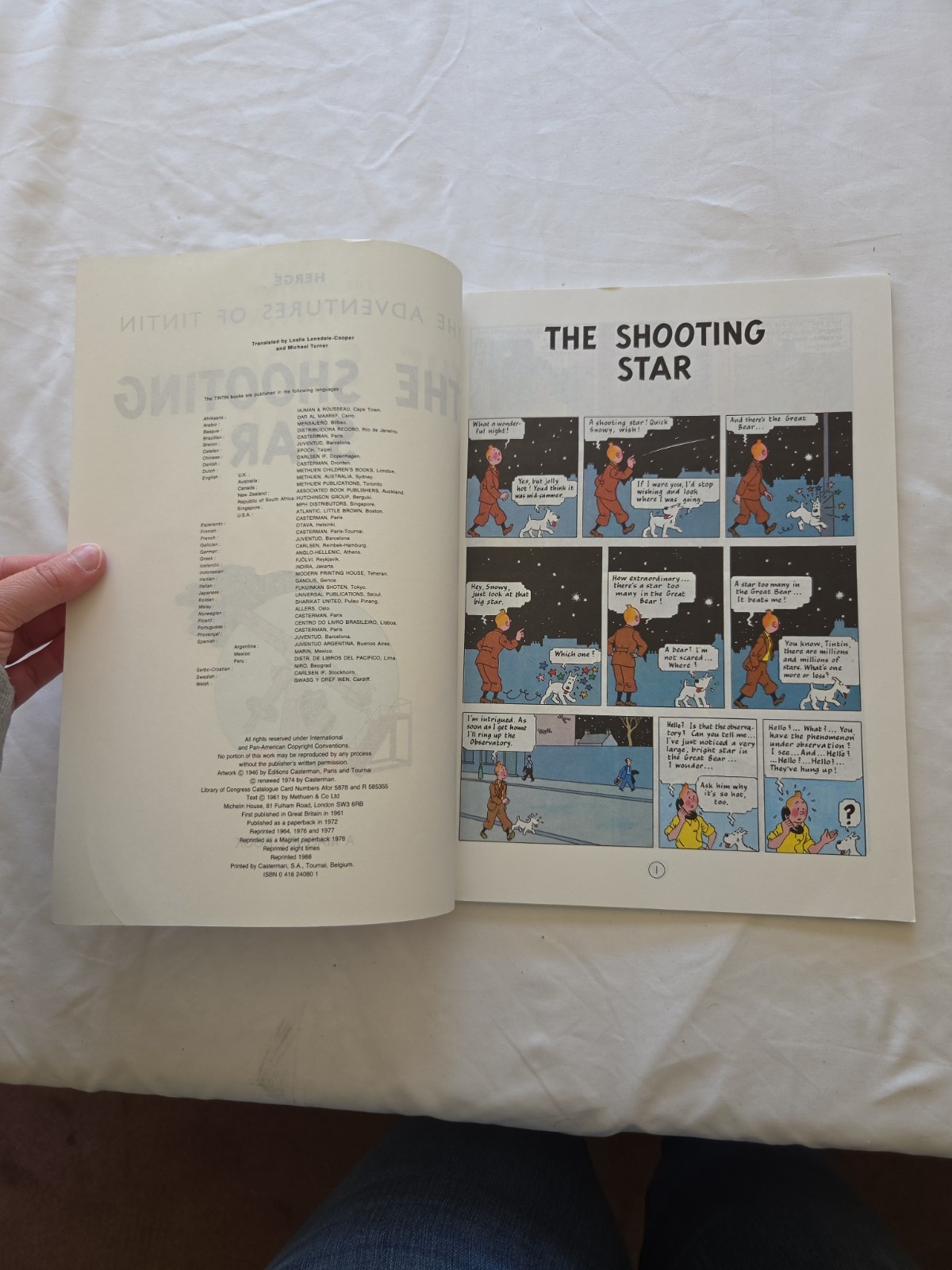 Tintin Lot Of 5 Vintage Paperback The Adventures of Tintin by Herge 1980s