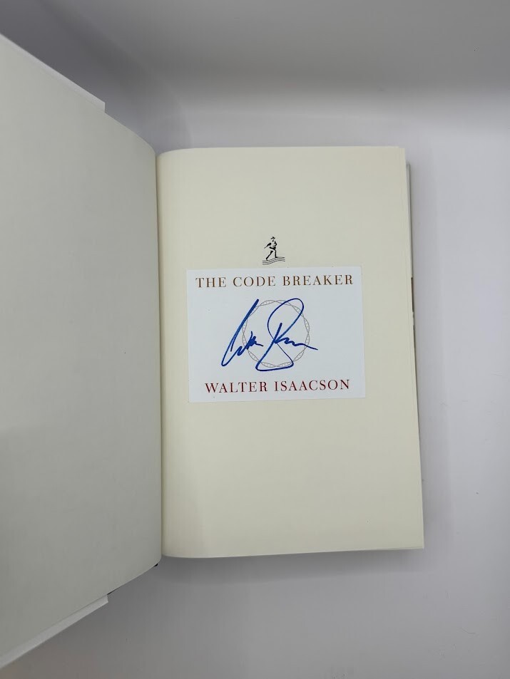The Code Breakers First Edition Signed Hardcover Walter Isaacson Dust jacket NEW