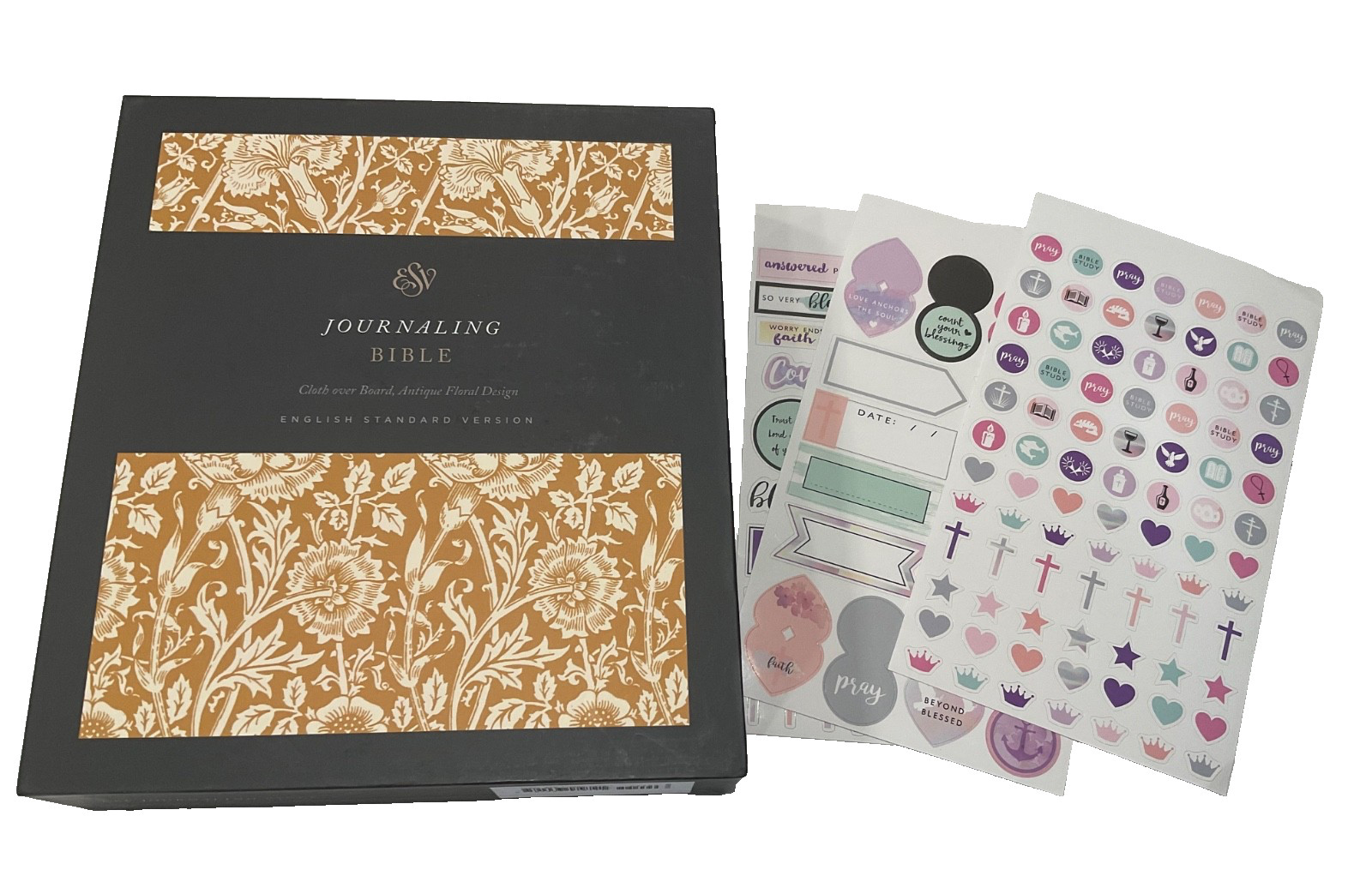 ESV Journaling Bible and 3 Sticker Sheets
