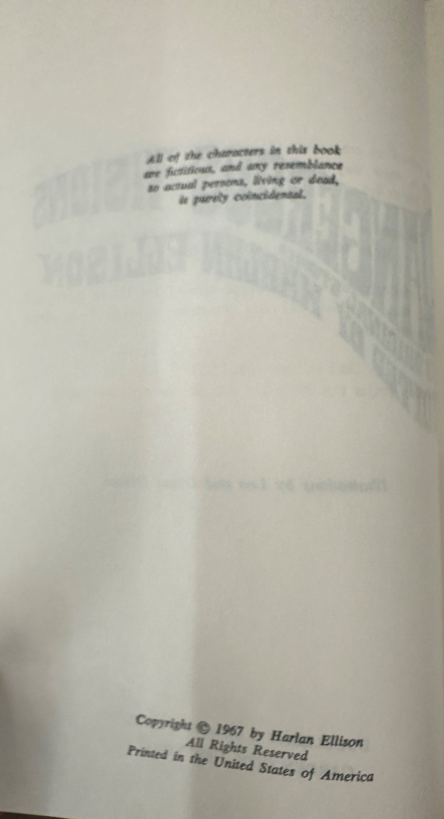 Dangerous Visions Harlan Ellison 33 Original Stories BCE Book Club Edition 1967