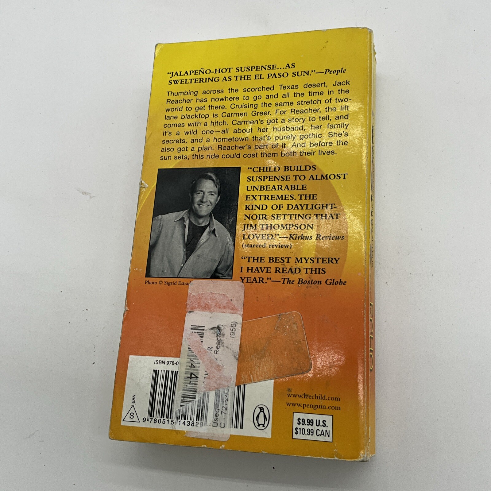 Jack Reacher Ser.: Echo Burning by Lee Child Paperback. AX