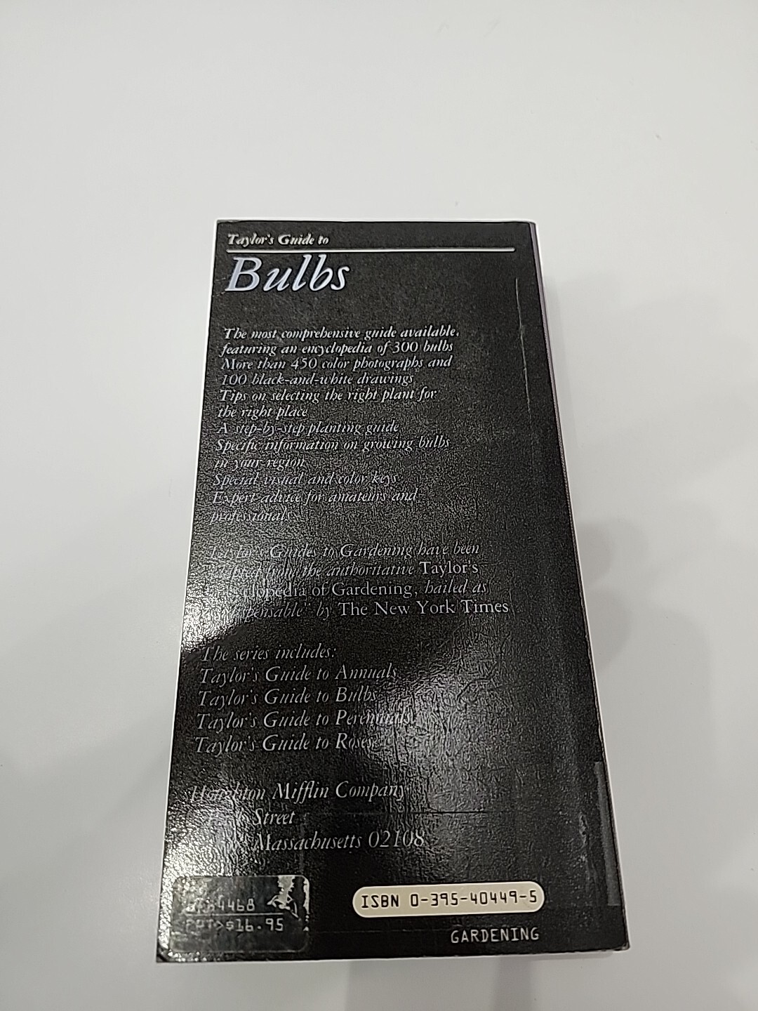 Taylor’s Guide to Bulbs (Taylor’s Guides to Gardening) by , Good Book