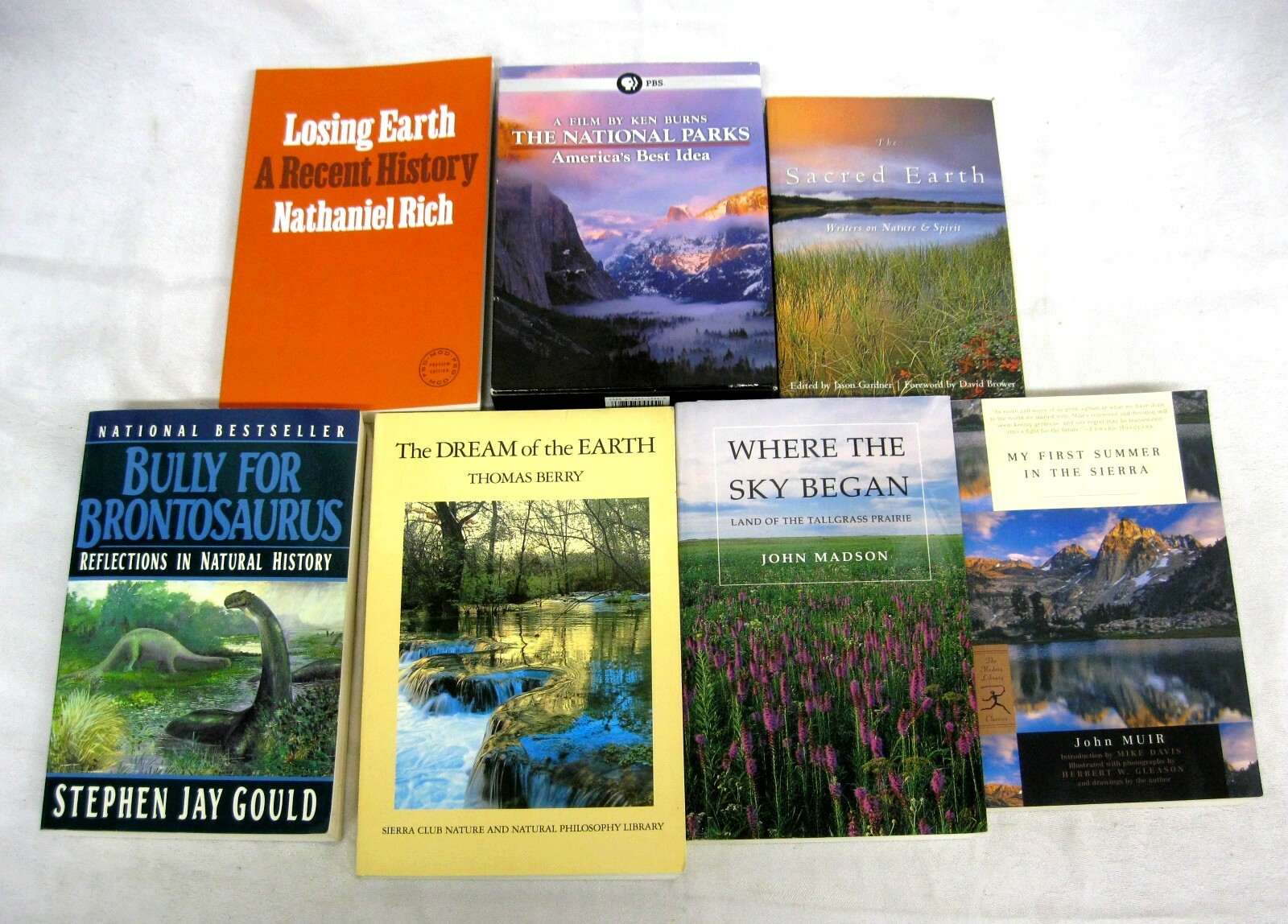 Natural History Environmental Muir Sierra National Parks Losing Earth 7 Books