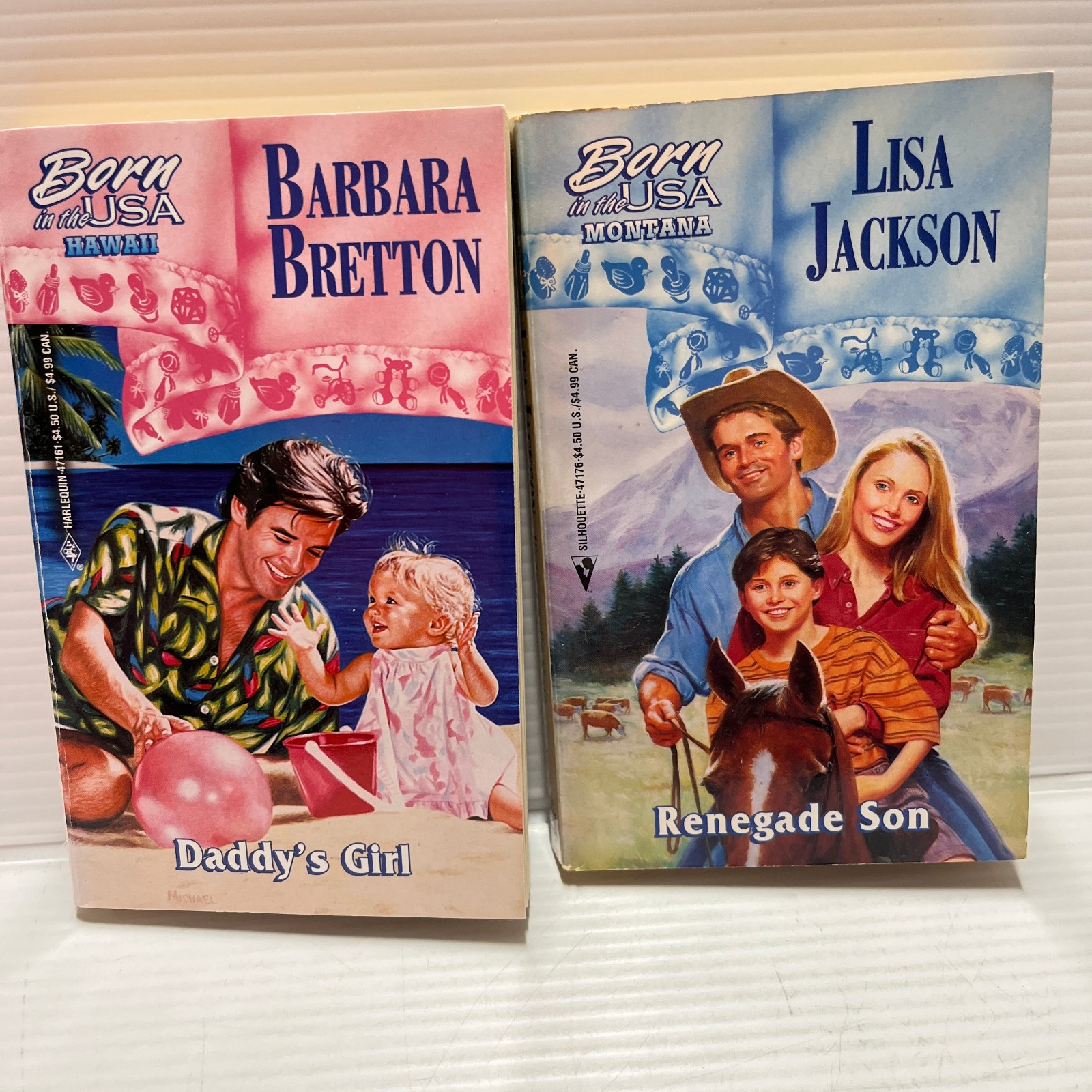 12 Vintage Harlequin Romance Novels 1980s & 1990s – Paper Back – Born in the USA