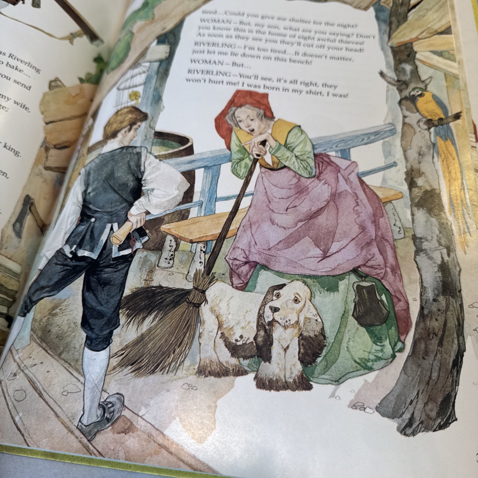 Vintage 1969 Storytime Treasury BLUEBEARD/ THE OGRES THREE GOLDEN HAIRS
