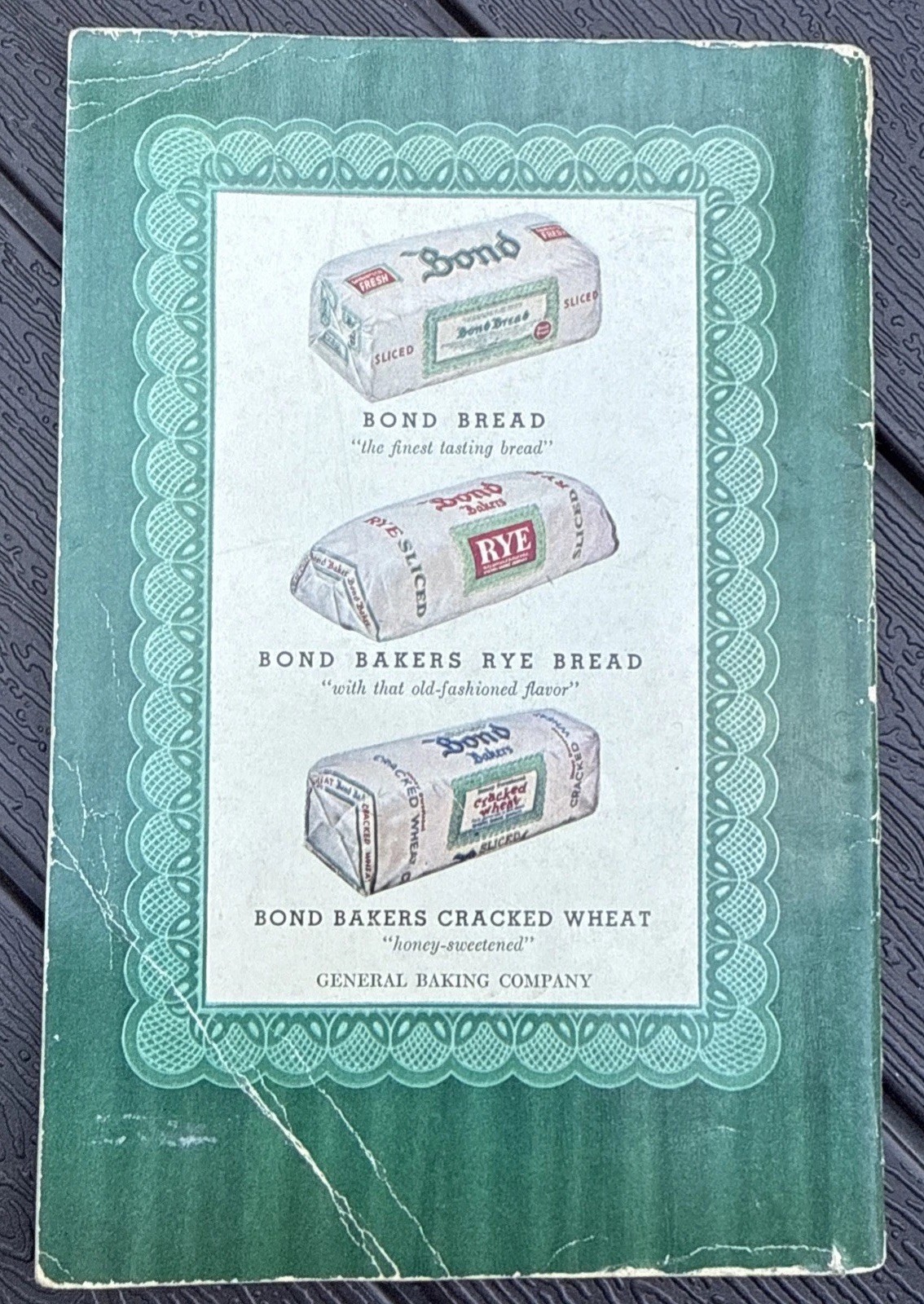Bond Bread Cook Book General Baking Co Advert Recipe 1935 Vintage 72 PAGES
