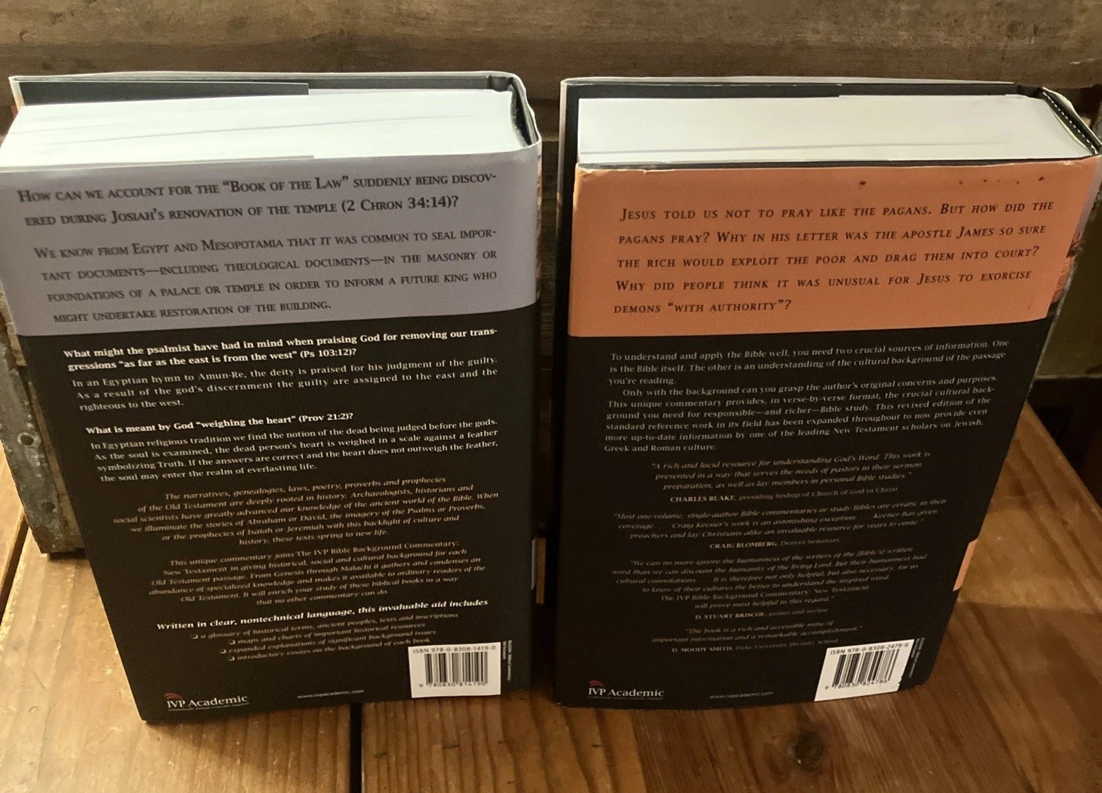 The IVP Bible Background Commentary: Old + New Testament Hardcover Lot 2nd Ed