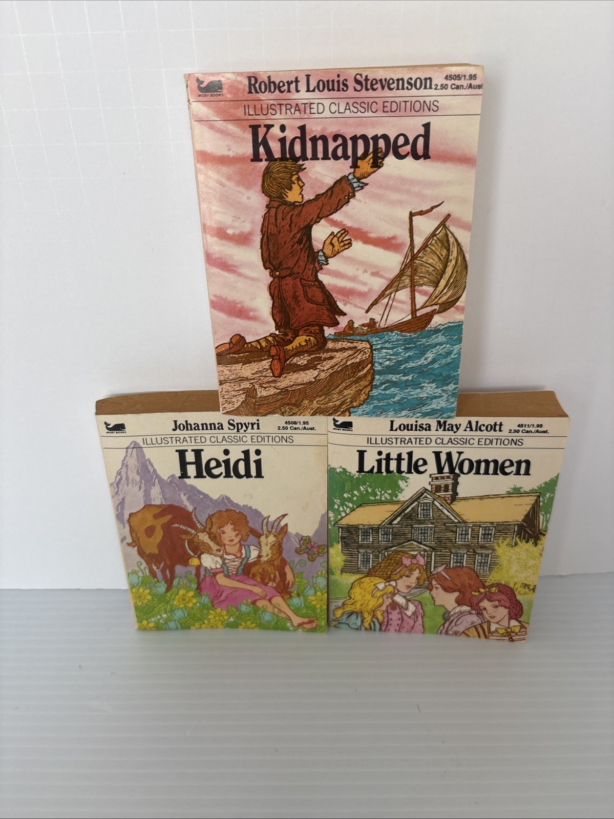 Lot of 3 Books Illustrated Classic Editions Mini Paperback Books