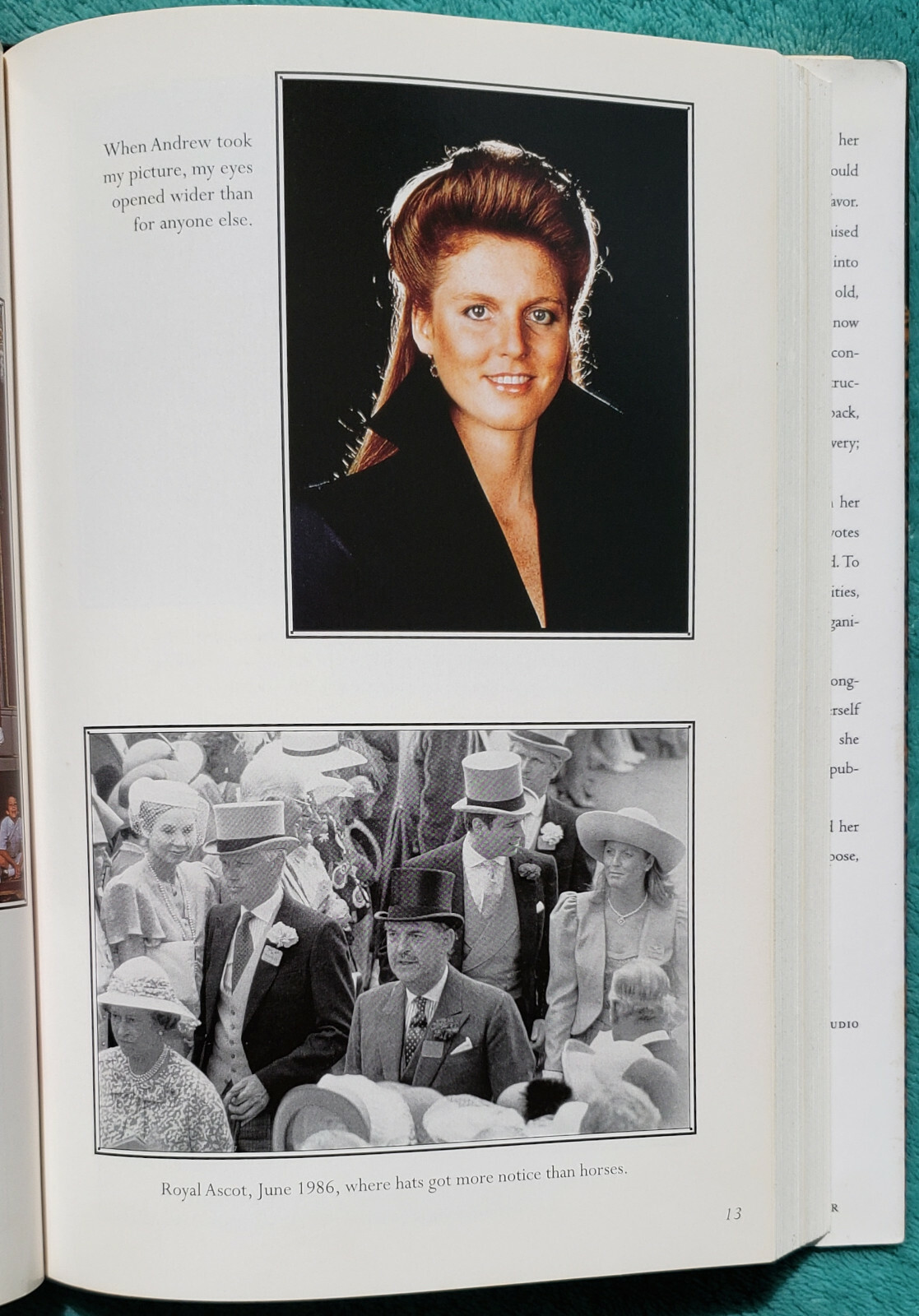 Sarah The Duchess Of York My Story With Jeff Coplon 1996 Hardcover 306 Pages