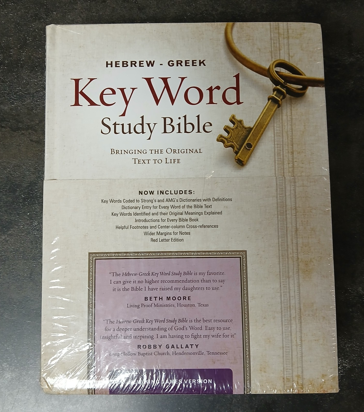 The Hebrew-Greek Key Word Study Bible: NKJV Edition, Hardcover