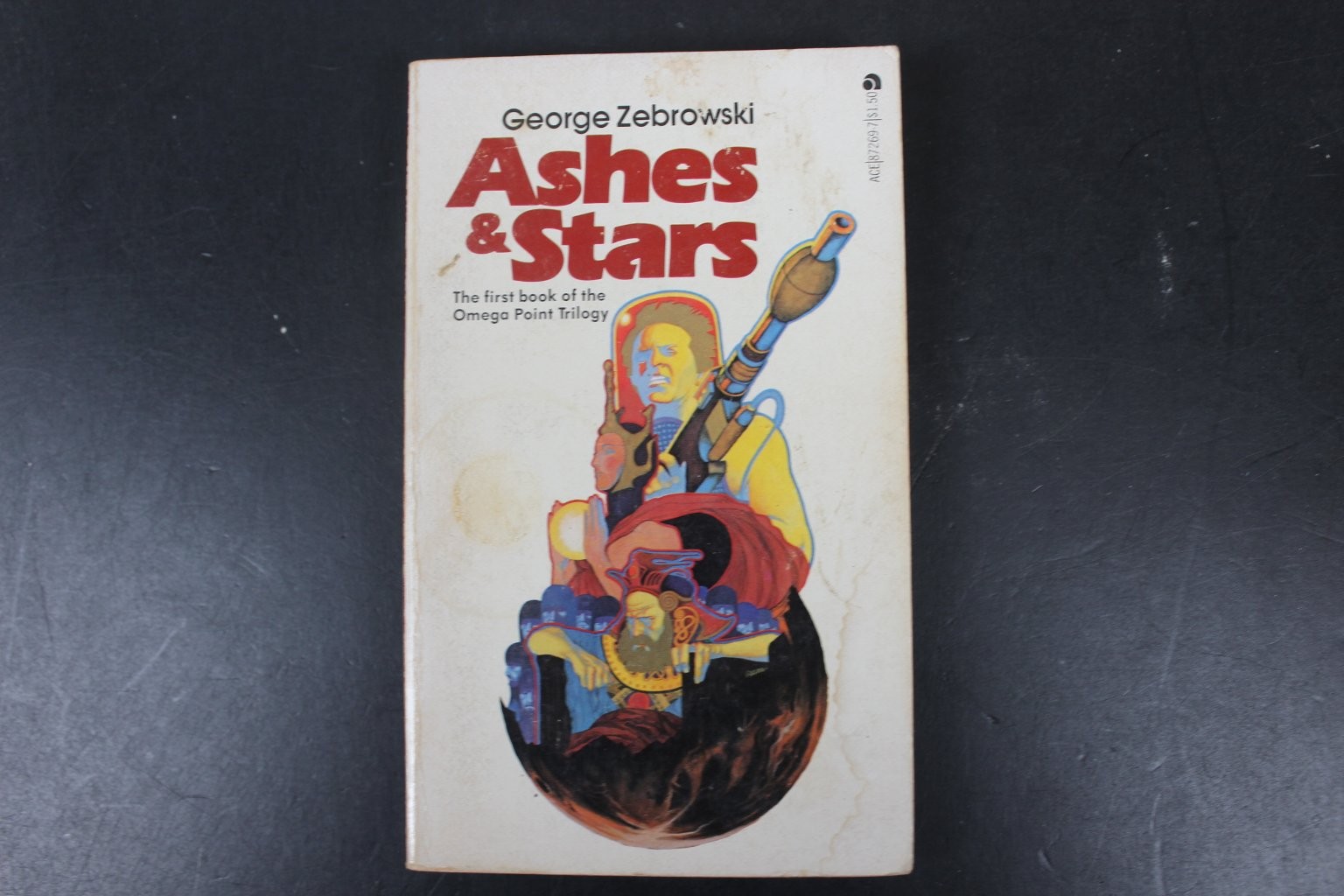 Ashes & Stars George Zebrowski 1977 First Ace Printing Science Fiction Ace Books