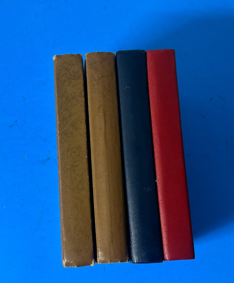Hymns Brown Red Blue 4 vols Church of Jesus Christ Mormon Pianist 1948 Enlarged